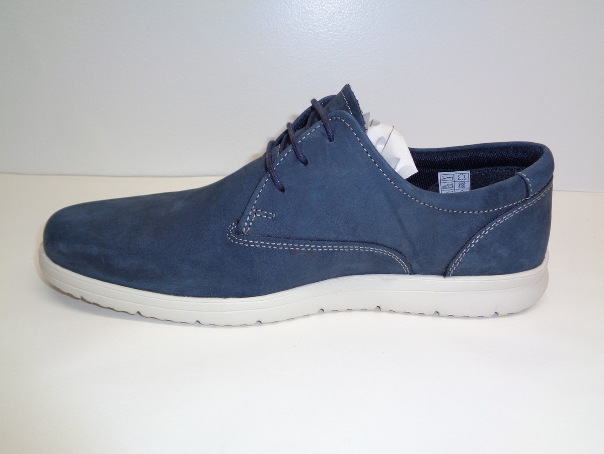 Steve‎ Madden Chay Navy Leather Cap Toe Lace Up Oxfords Sz 9 LELAND Black Leather Lace-Up Men main image 3