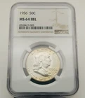 1956 Franklin Half Dollar NGC MS 64 FBL #3391