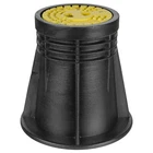 Gas Stop Tap Box Surface Box Stop Cock Box Valve Box with Cast Iron Lid h=268mm
