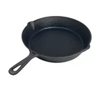 Cast Iron Skillet ~ 10 1/2 " Unmarked Molder Mark P