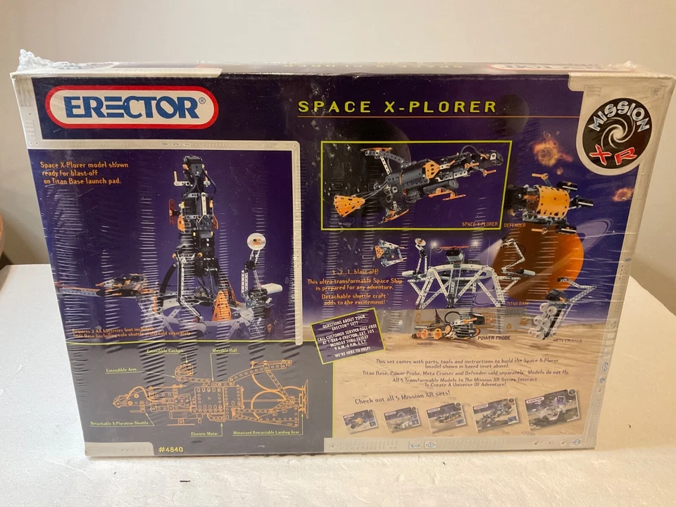 Meccano Erector Space X Plorer Motorized Construction Set #4840, NEW. #13 - Image 2 of 3