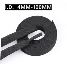 HFT 5000 Fabric Heat Shrink Woven Fabric Black - Various Sizes