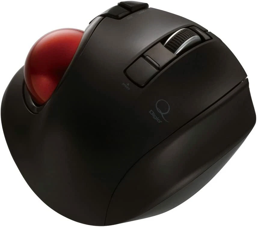 Nakabayashi Digio2 Q Mini Trackball 2.4GHz Wireless Mouse Quiet 5 Buttons JAPAN - Image 3 of 4