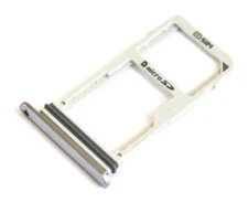 OEM AT&T LG V30 H931 REPLACEMENT SILVER MICRO SD SIM CARD HOLDER TRAY 