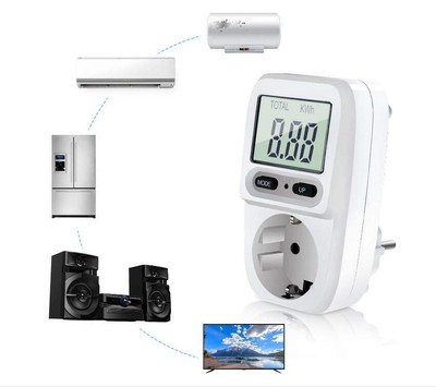 Energiekosten-Messer & Stromverbrauch Zähler Messgerät bis 3.680 W Strommesser