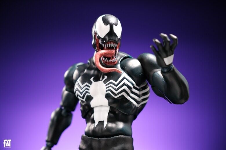 1/12 Painted Customized Venom Comics Head Carved Fit Mafex 1/12 Painted Customized Venom Comics Head Carved Fit Mafex