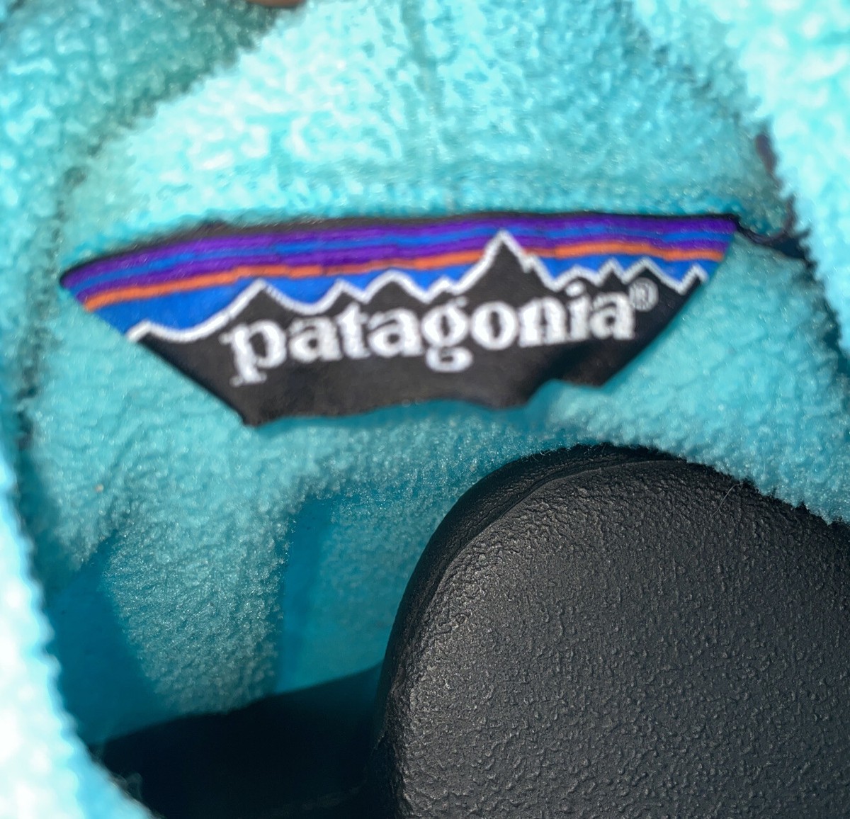 Vintage 70s PATAGONIA Aqua Fleece Full Zip Jacket, Size 12 USA
