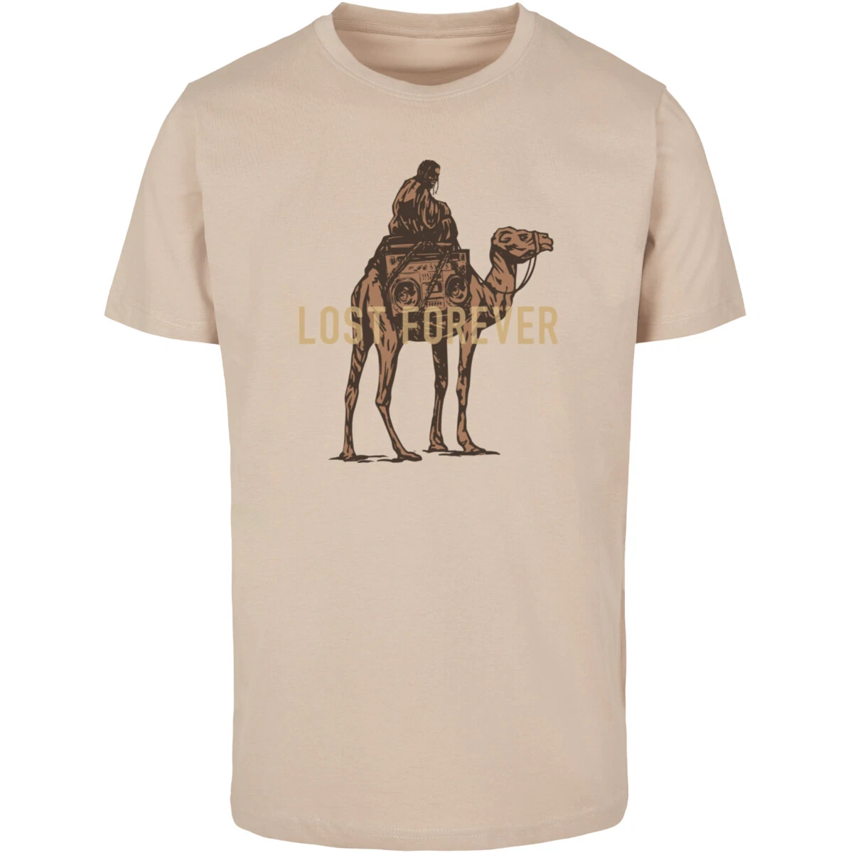 Mister Tee Lost Forever Men's T-Shirt Cotton Jersey Print Lost New