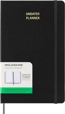 Classic Weekly Undated Planner, Hard Cover, Large (5" x 8.25"), Black, 288 pages