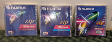 100MB Zip Disk Fujifilm IBM Formatted Lot of 3 NIB