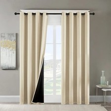 Blackout Curtains 52x84 Set of 2 Thermal Insulated Panels