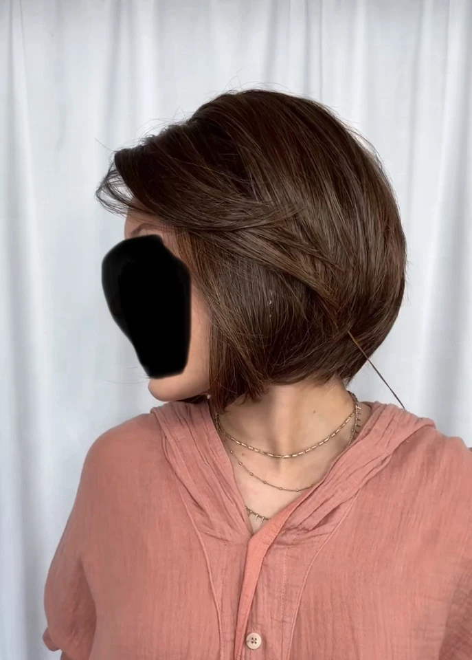 Peluca sintética Belle Tress Bellissima en marrón oscuro (jengibre) nueva con etiquetas Foto 3 de 4