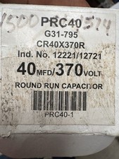 CAPACITOR TRC40 HVAC Motor Run Capacitor. 40 MFD/UF 370 Volts..G31-795