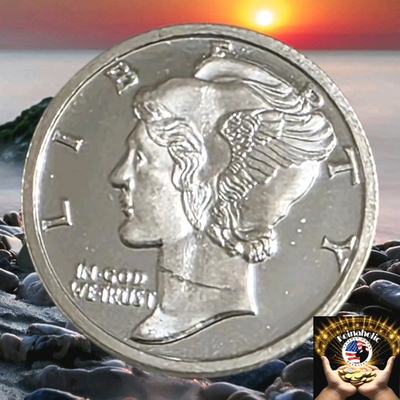 #ad SILVER 1 10 Oz .999 Mercury Silver Rounds New From Tube Fast Ship 🚢 $13.95