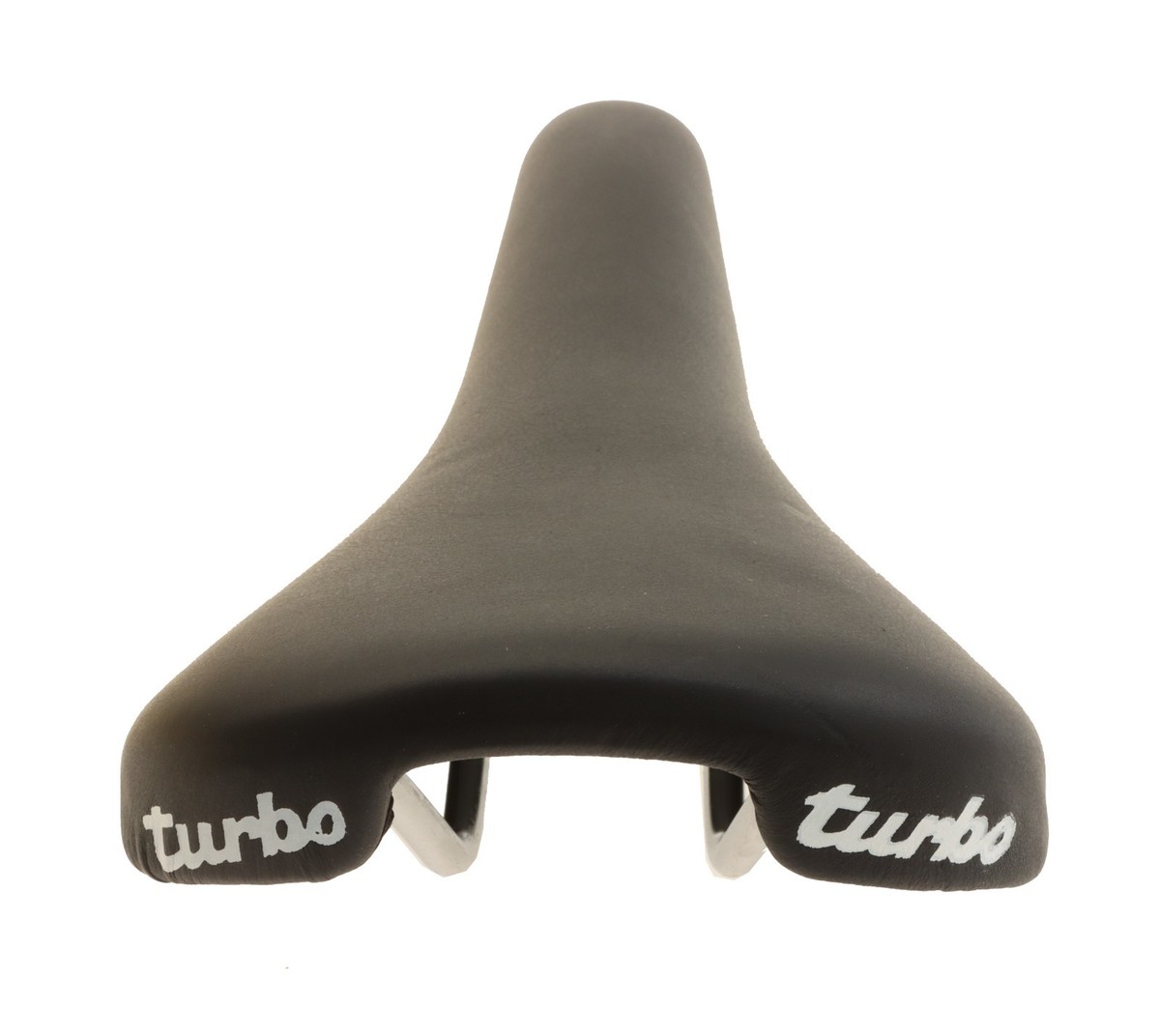 Selle Italia Turbo Leather Saddle Black Original 90s Steel Rails
