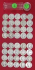 1932-1939 (P) Washington Silver Quarters - Mixed - 40 Coins - Actual Coins L149