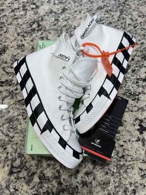 Size 7.5 - Off-White Converse Chuck Taylor All-Star 70 Hi Mens White (Brand New)