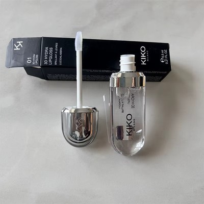 Italien Kiko 3D Spiegel Lippenglasur Wasserdicht Nicht Verblassen und Antihaft Tasse Sanft Be