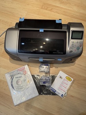 Epson Stylus Photo R300 Inkjet Printer Bundle w/ ink Cartridges ~New OPEN BOX  