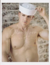 11 X 8.5 Alan Lyon Original Male Photo gay interest (2) Nice salior Phil