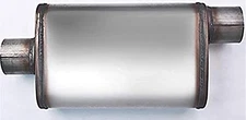 Different Trends 49219 4.00Inx9.00Inx14.00In Center/Center Flow Ii Ss Muffler 3.