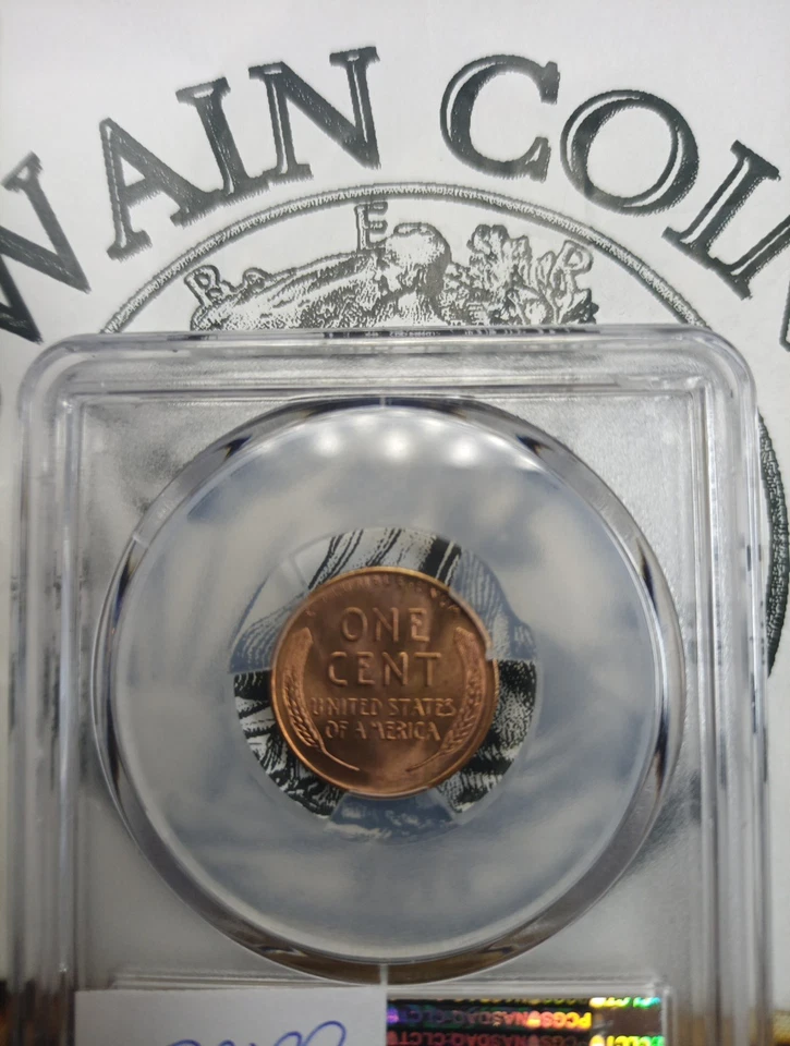 1945-S  1c Lincoln Wheat Cent Coin PCGS MS66 RD ES101 - Image 3 of 3