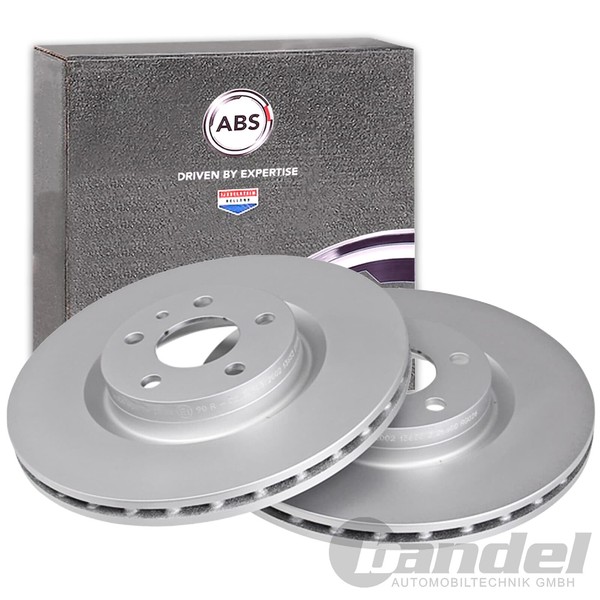 2X A.B.S. Bremsscheiben 284Mm Vorne Passend FüR Fiat 500L-image