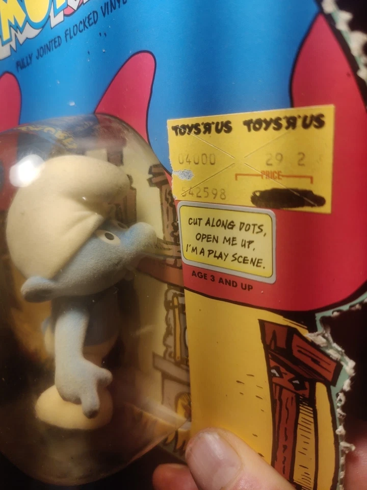 Pitufo™ ESCLAVO con Lujosa Casa de Setas de Papel y Barba PEZ Papá Pitufo Gratis Foto 4 de 4