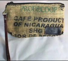 Borsa pochette CB Sacks commercio equo e solidale caffè sacco borsa boho