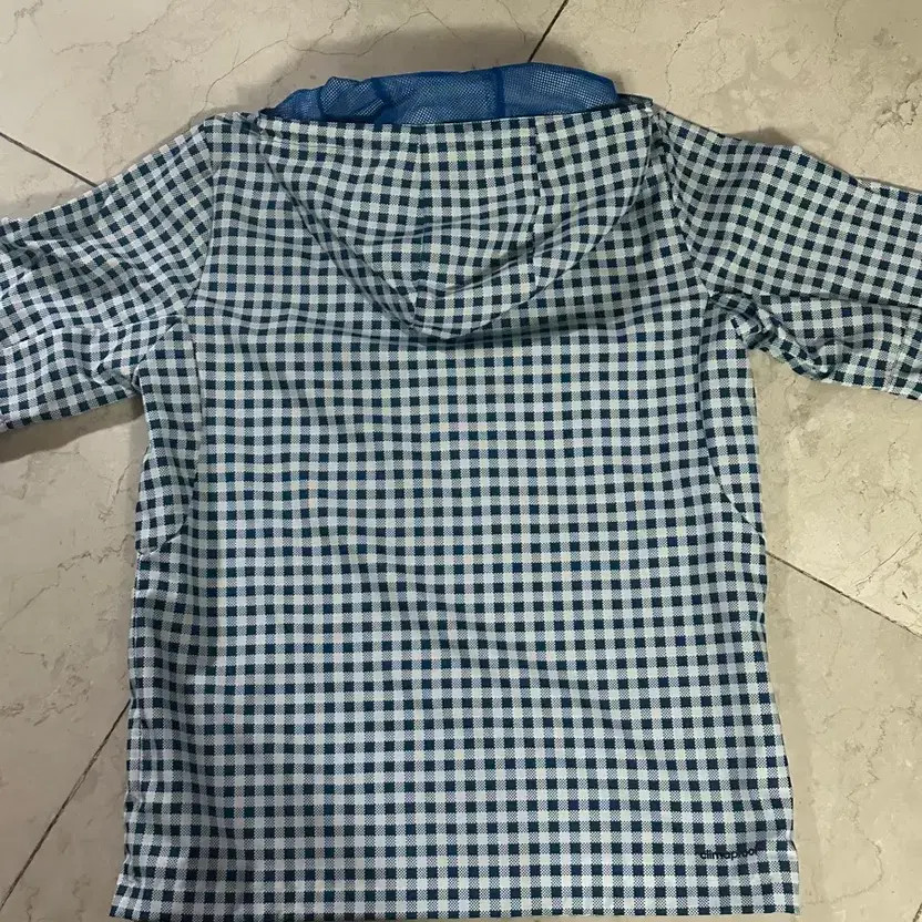 Adidas Blue Checked Pattern Windbreaker Jacket - image 3