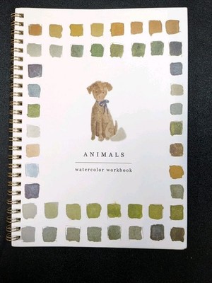 Watercolor Animals Workbook for Beginners   Easy Outlines & Step by Step Guide
