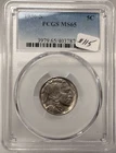 1936 S BUFFALO NICKEL 5C PCGS MS65