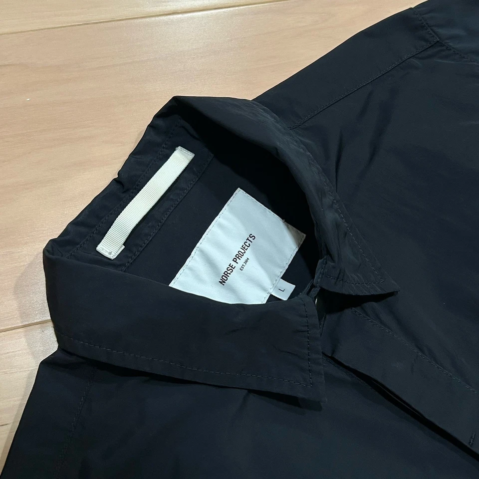 Norse Projects Bendt Light Jacket in Black Men’s Large - Image 4 of 4