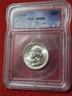 1946-D 25C WASHINGTON SILVER QUARTER ICG - MS66                         #MF-2841
