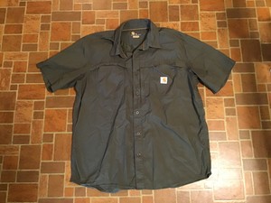 carhartt relaxed fit button up shirt