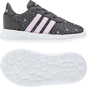 adidas girls black trainers