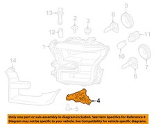 FORD OEM 15-20 F-150 Front Lamps Headlamp Components-Bracket FL3Z17C972A