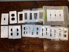 Lot Mix of Electrical Wall Plates Outlet Switch Covers in White