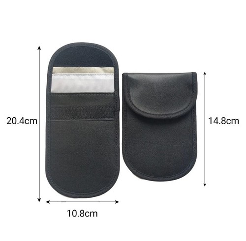 2 x Car Key Signal Blocker Faraday Cage Pouch RFID Keyless Fob Blocking Bag Cars - Picture 21 of 22