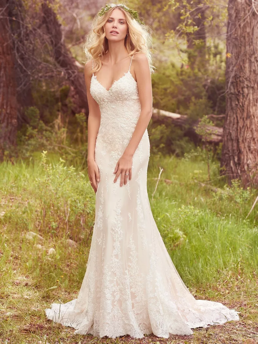 Maggie Sottero Nola New Shop Sample No Tag Wedding Dress Ivory
