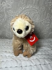 Aurora Floppy Plush Flopsie SLOTH 8 Stuffed Animal Toy Brown Bean Bag
