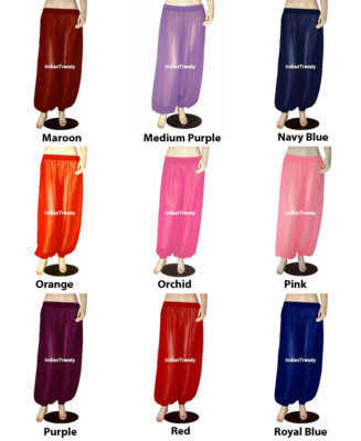 Women Student Harem Pant Yoga Genie Trouser Belly Dance Pantaloons Aladdin Pants