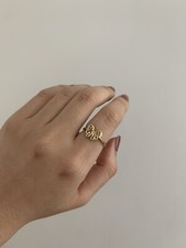 Real 10k Yellow Gold Butterfly Ring 1.9 grams