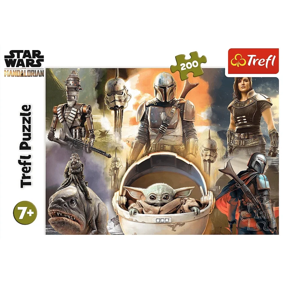 Star Wars Jigsaw Puzzle 200 Piece Grogu Baby Yoda Stormtrooper Mandalorian - image 3 of 4