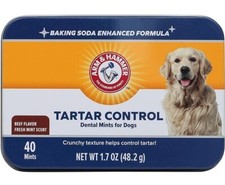 40 Mint Advanced Care Dental Dog Breath Mints For Tartar & Bad Breath Control US