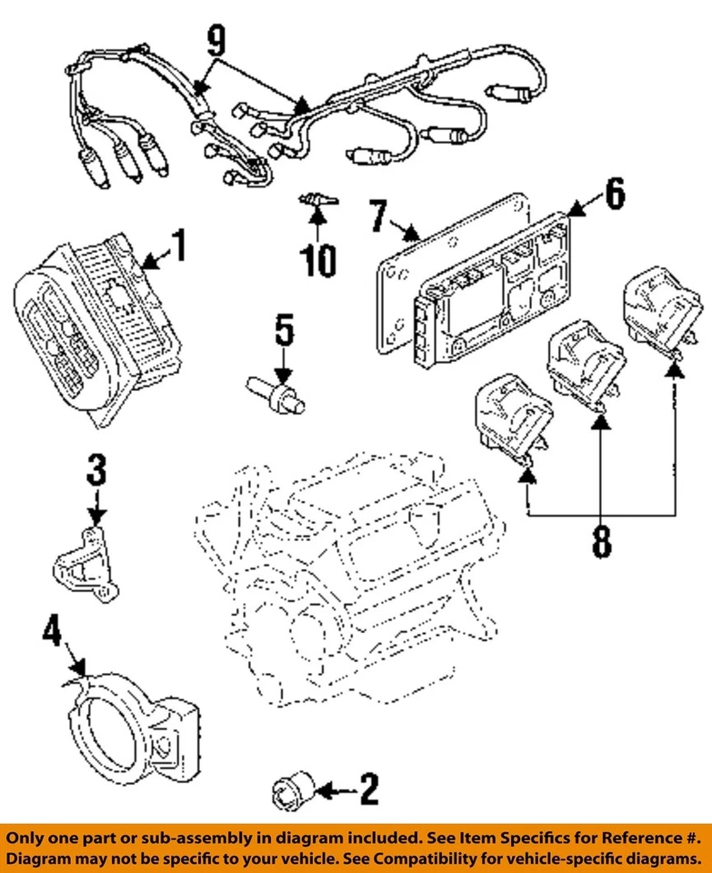 Módulo de control del motor usado (ECM) se adapta a: Chevrolet Camaro 2001 control electrónico Foto 3 de 4