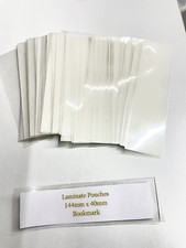 BUY 1 GET 1  FREE  Laminate pouches for Bookmarks