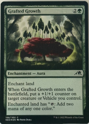 Grafted Growth Foil (188) Kamigawa: Neon Dynasty NEO MTG Magic
