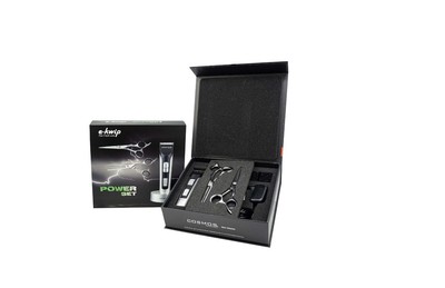 e-kwip The Fresh Line Power Set Scheren + Cosmos Haarschneidemaschine