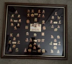 Coca-Cola Salutes Walt Disney World, Happy 15th Birthday, 60-Pin Framed Set VTG
